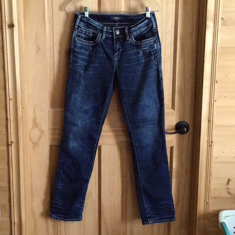 SLIVER JEANS.    Size W/28 L30